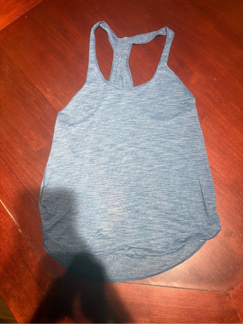 lululemon athletica Heathered Slate Blue Racerback Tank